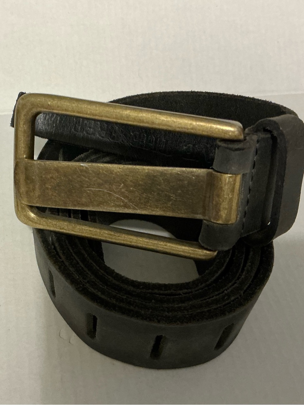 FREE PEOPLE 
We The Free Nubuck Jona Belt - Black